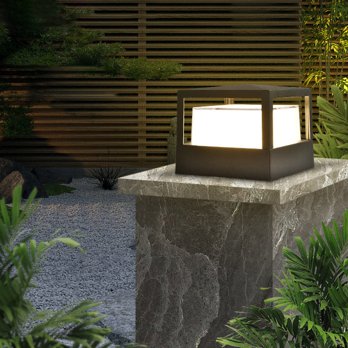 Aluminium Cylinder Lawn Light