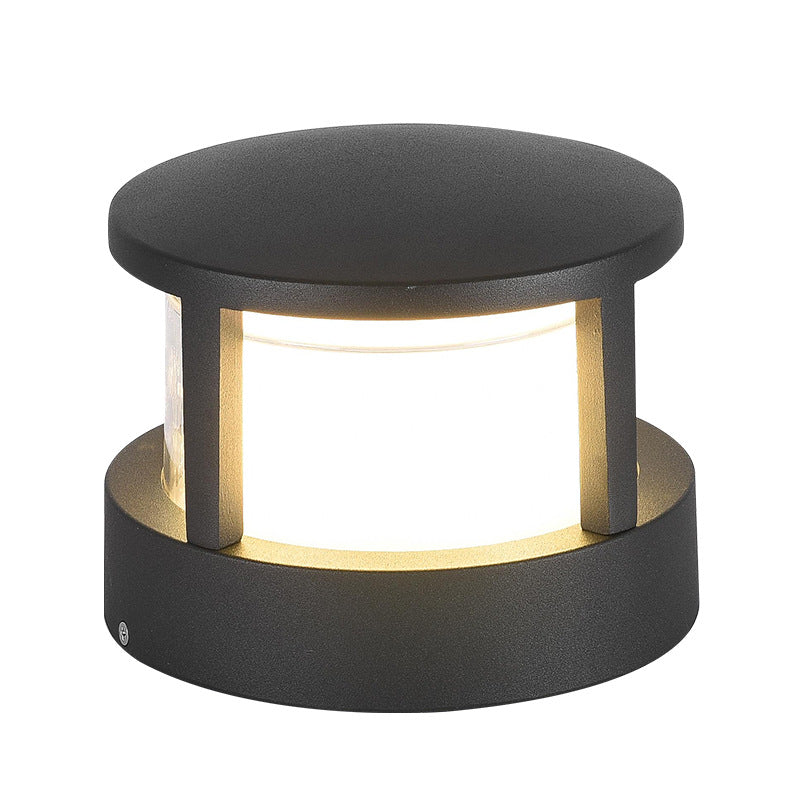 Aluminium Cylinder Lawn Light