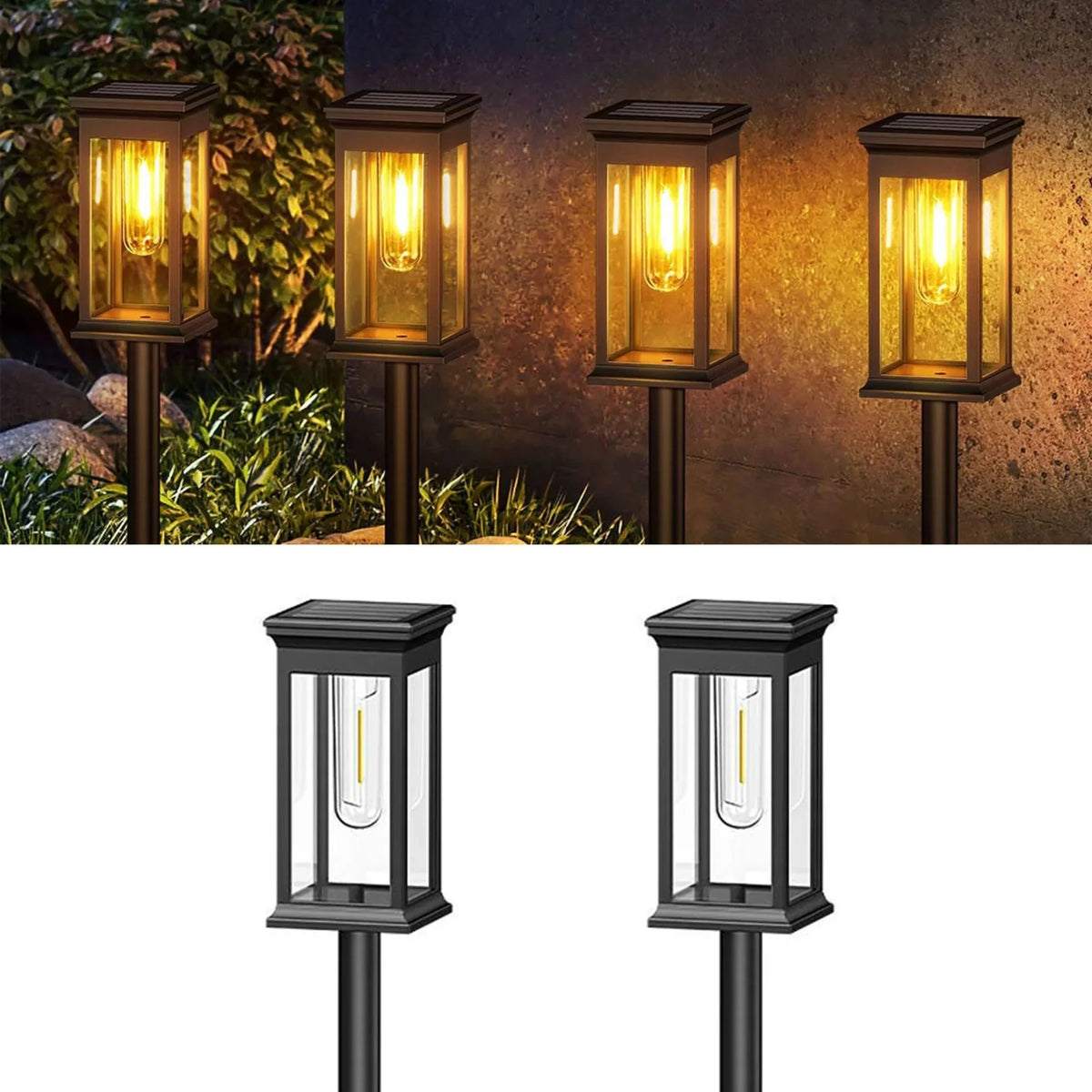 Outdoor Solar Standing Light – product view