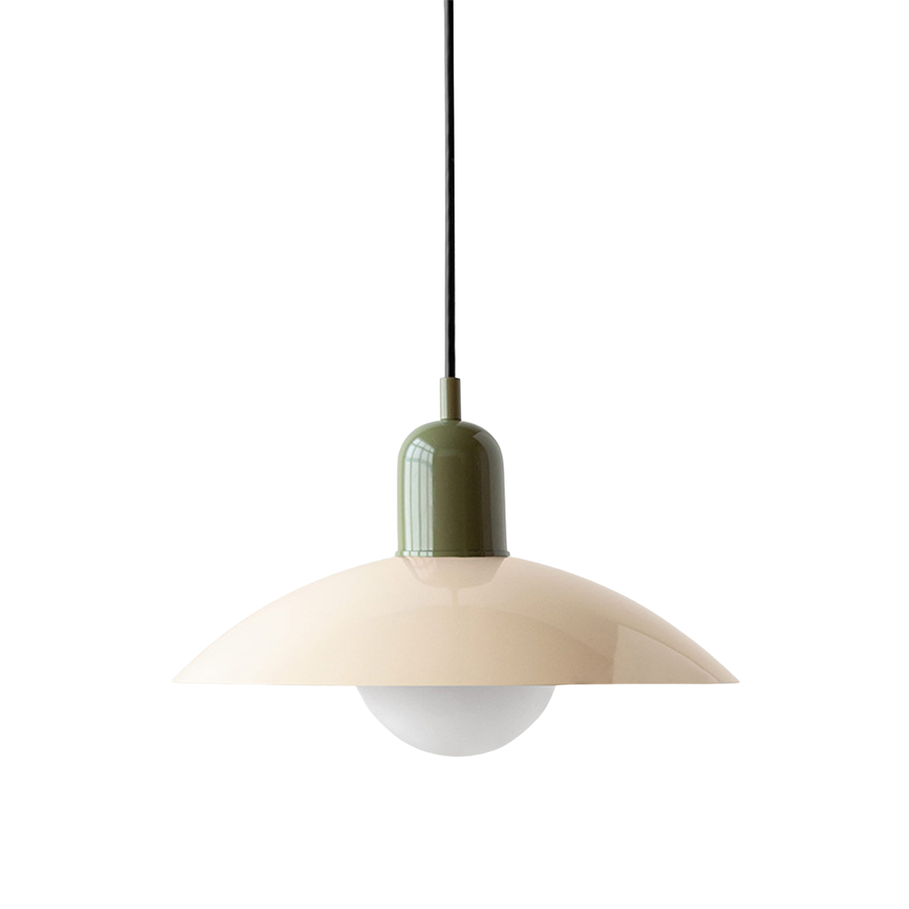 Scandinavian Dome Pendant Lamp – White