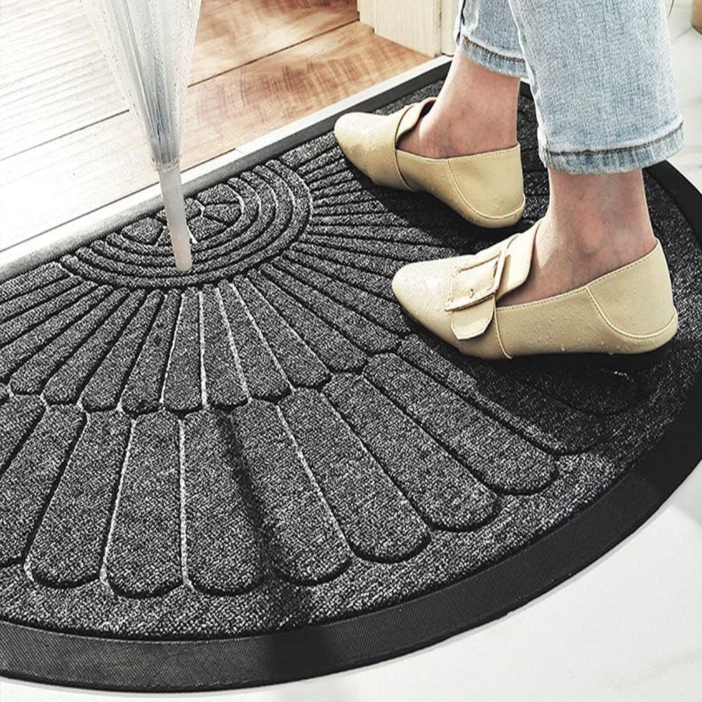Semi-Circular Rubber Door Mat