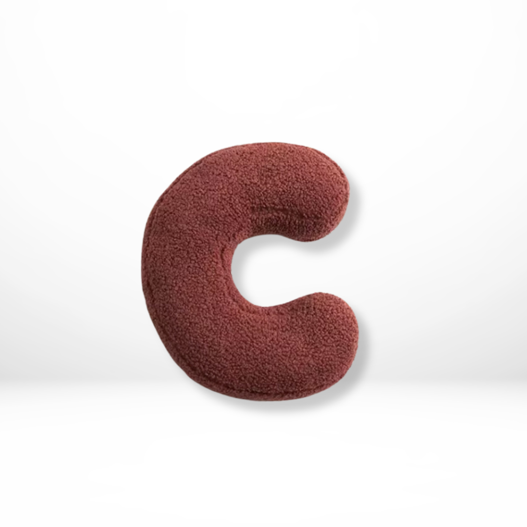 Alphabet Velvet Cushion – Product view 7
