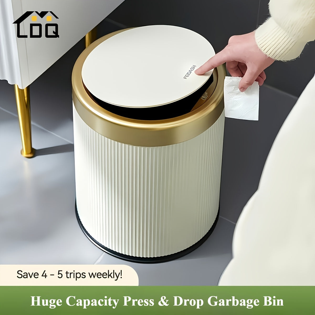 Luxury Oval Trash Can