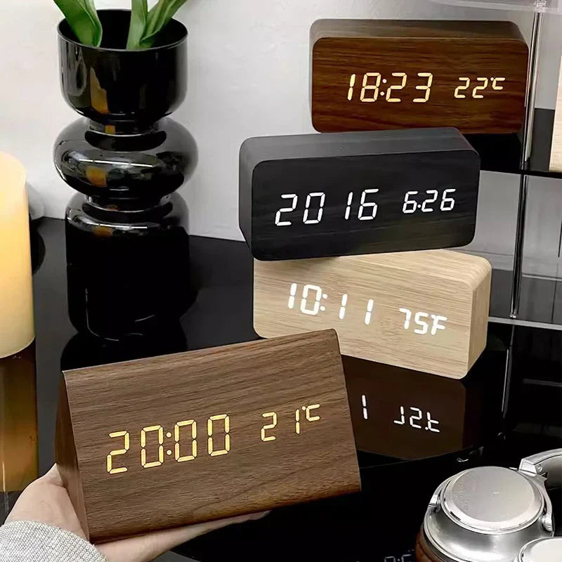 WoodWatch LED Smart Alarm Clock