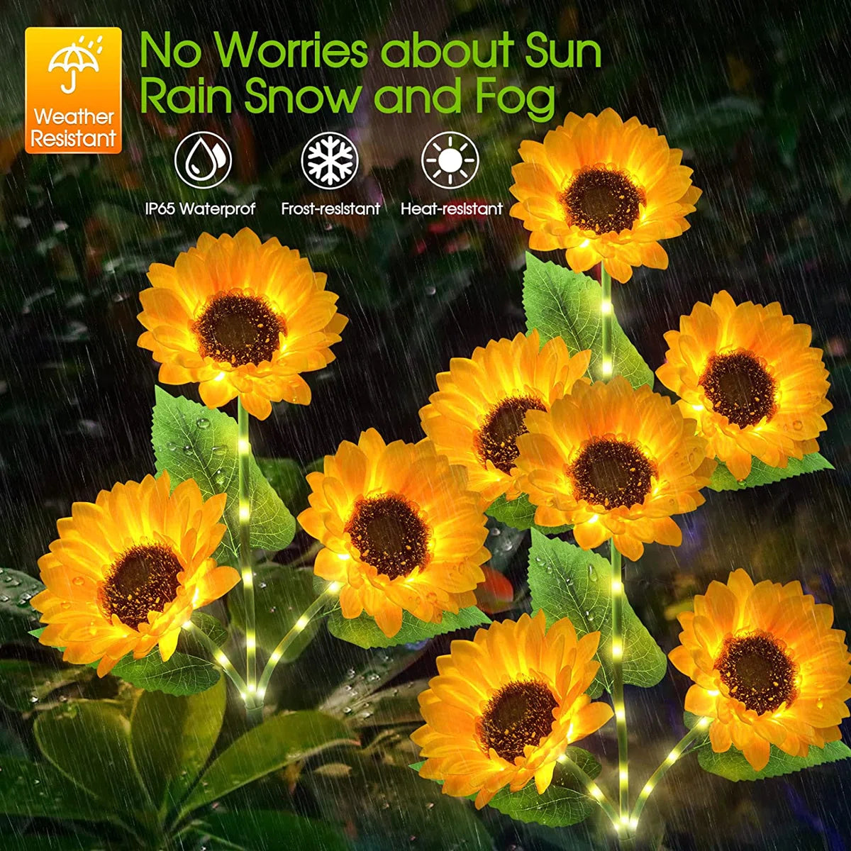 IP65 Solar Path Light Set of 3 – Product view 4
