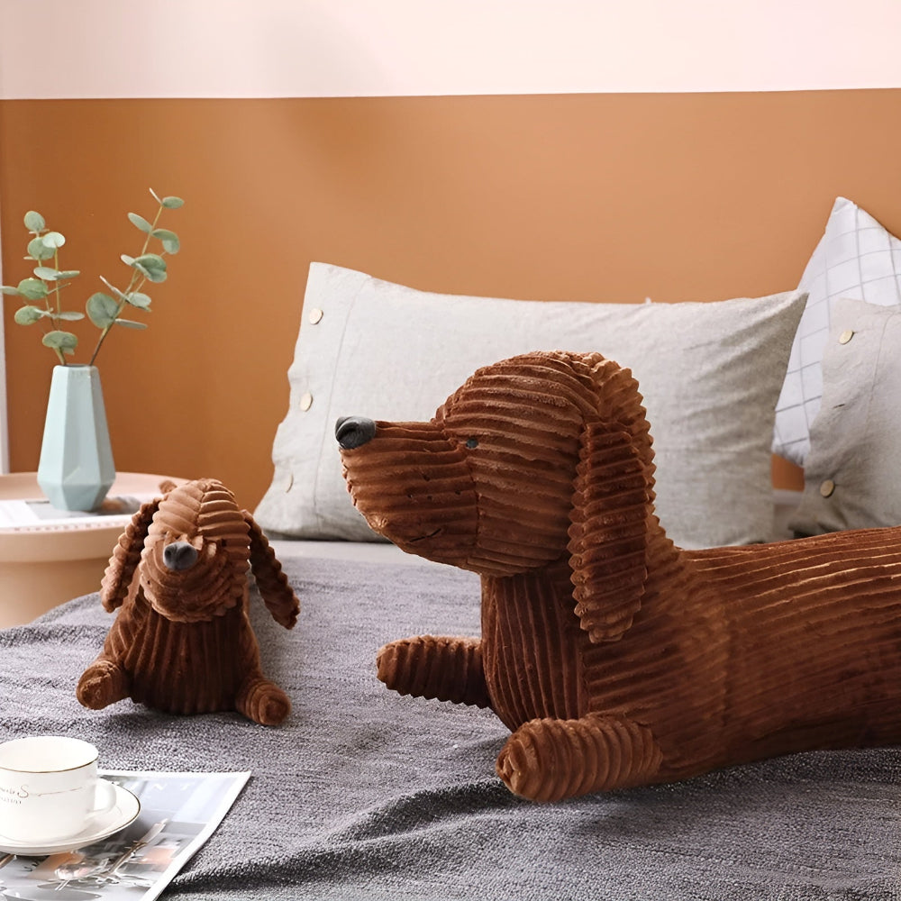 Corduroy Dachshund Cushion – Product view 3