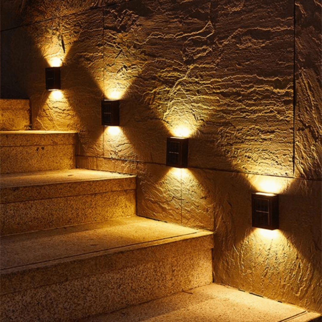 Outdoor Solar LED Wall Sconces – product view