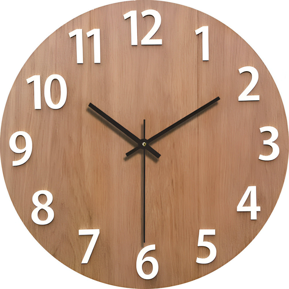 Minimalist Wooden Wall Clock – Product view 4