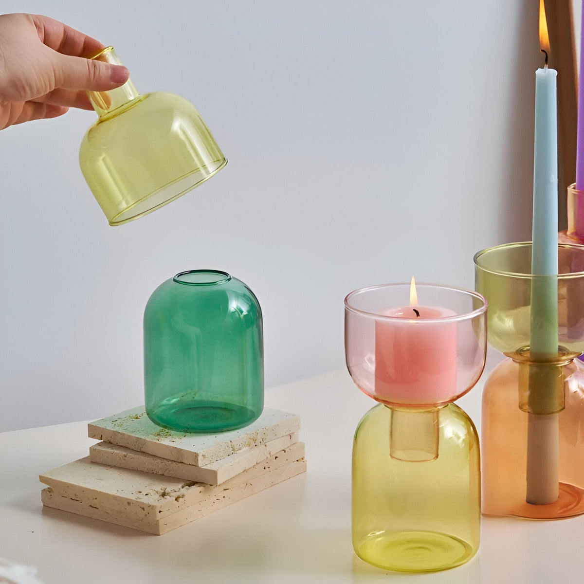 Cylindrical Candle Holder – Product view 4