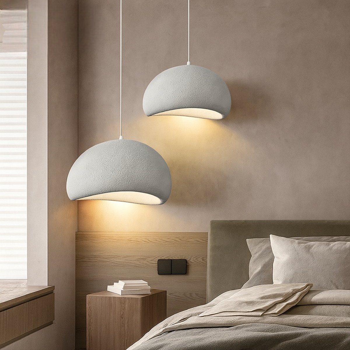 Wabi Sabi Style Dome Pendant Lamp – product view
