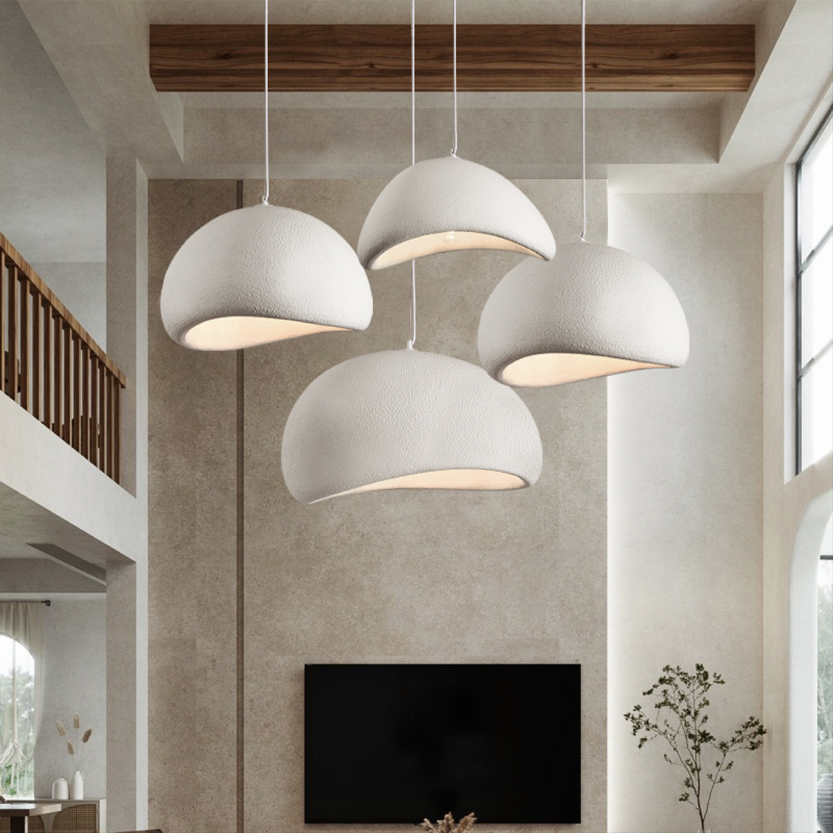 Wabi Sabi Style Dome Pendant Lamp – product view