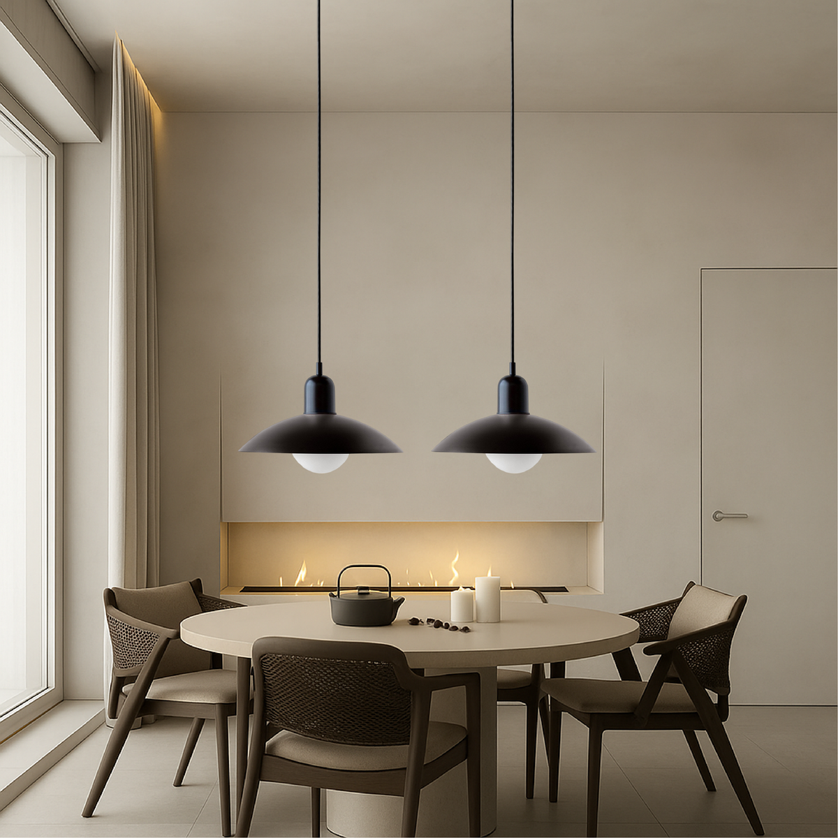Scandinavian Dome Pendant Lamp – product view