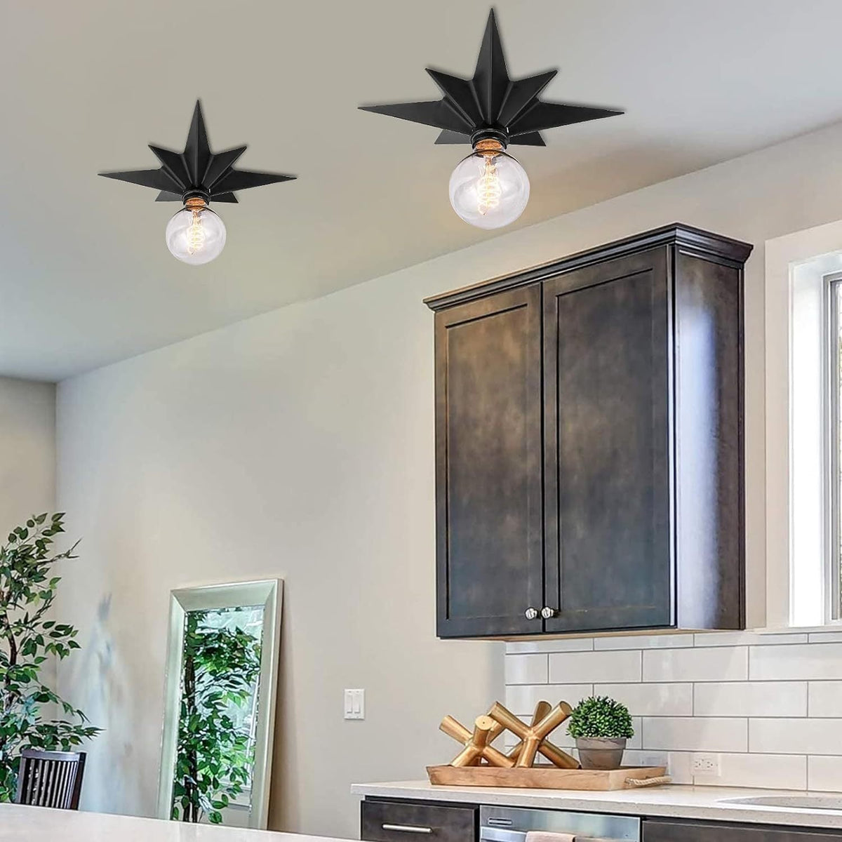 Star-Shaped Ceiling Light – Product view 3
