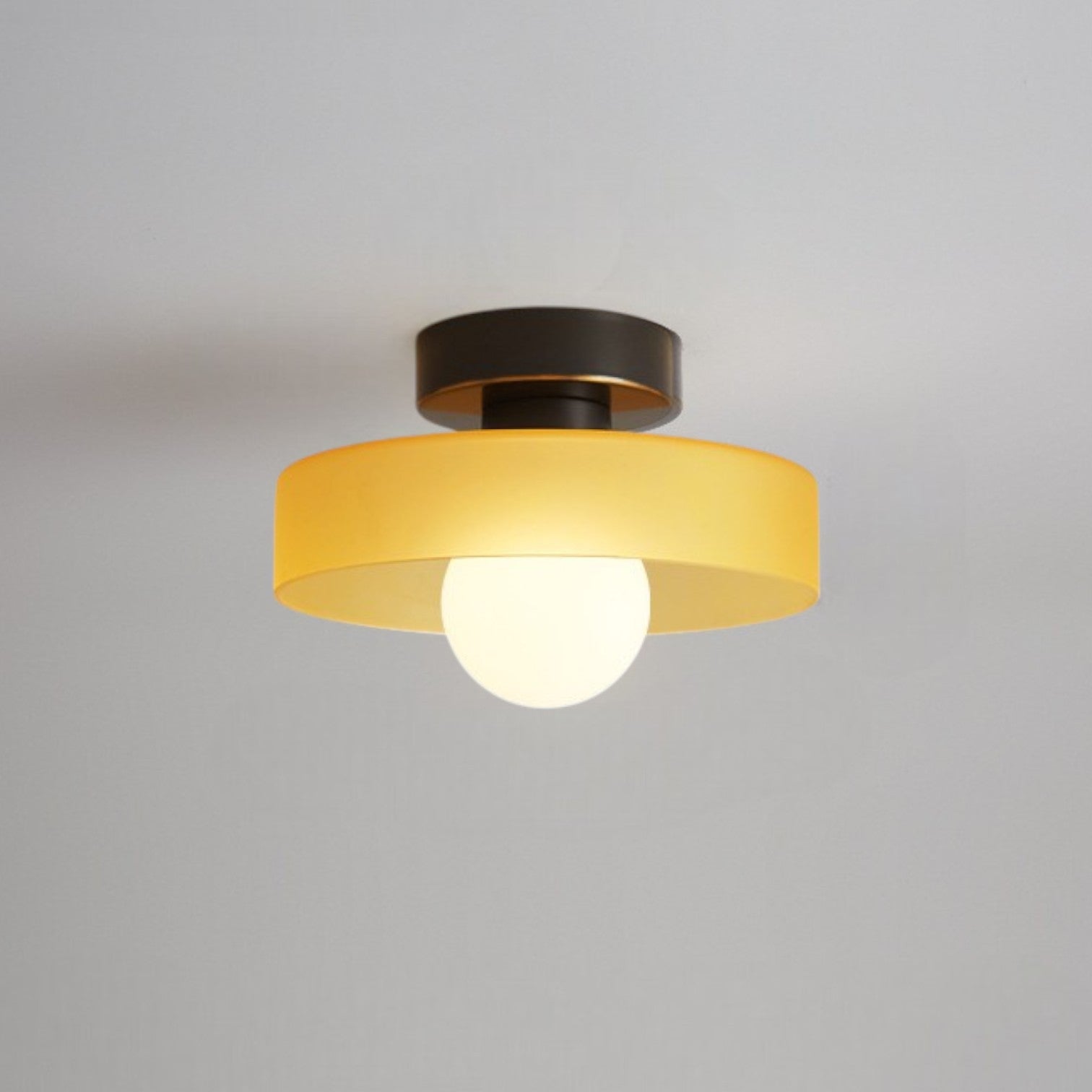 French Bauhaus Ceiling Lamp