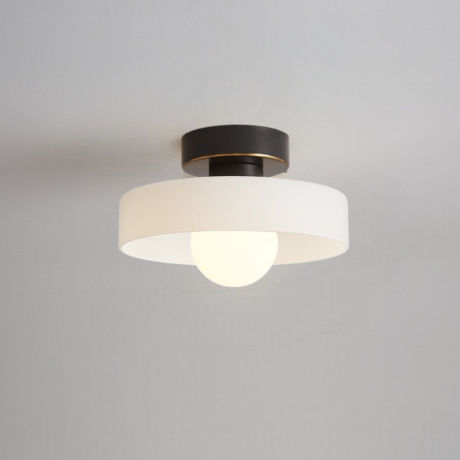 French Bauhaus Ceiling Lamp