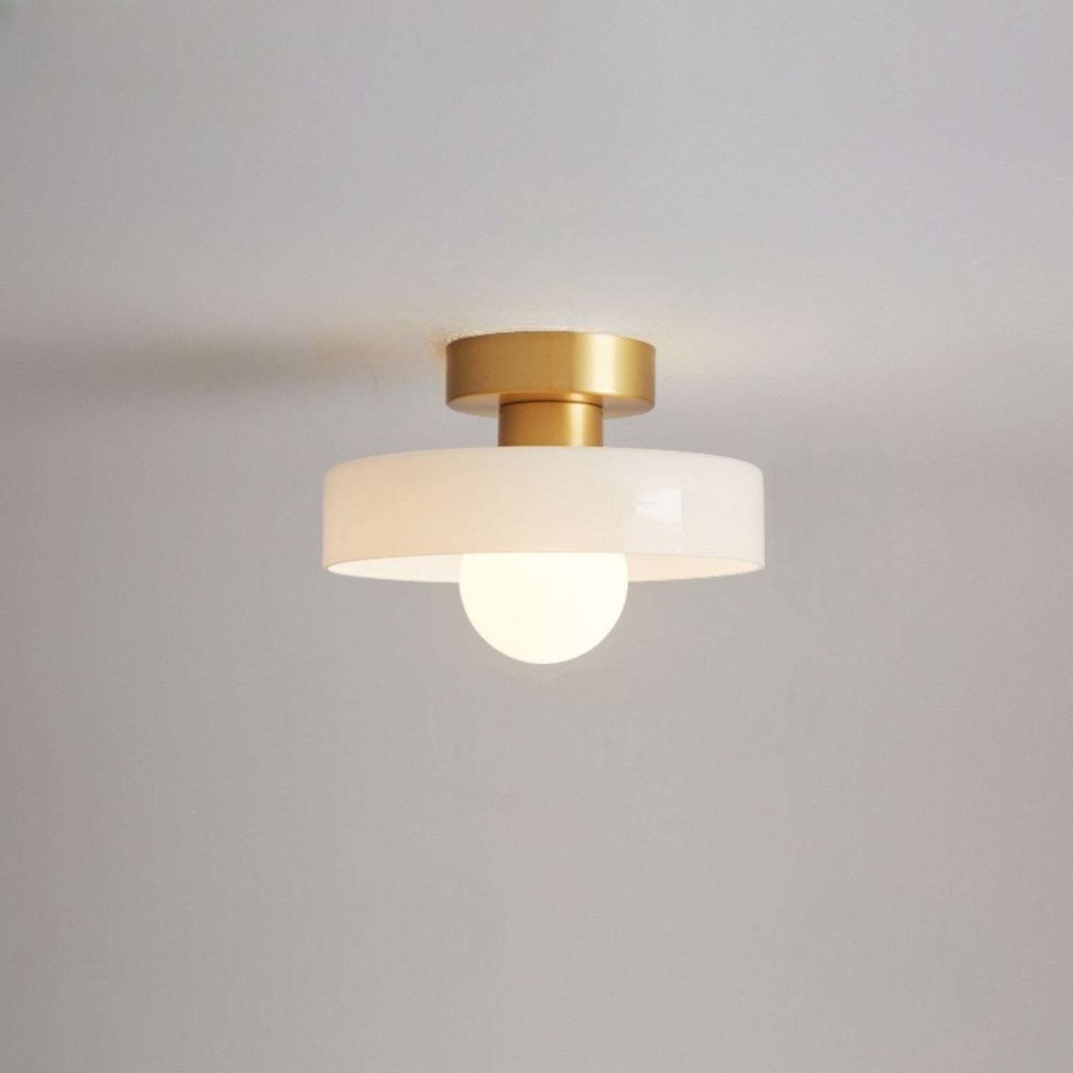 French Bauhaus Ceiling Lamp