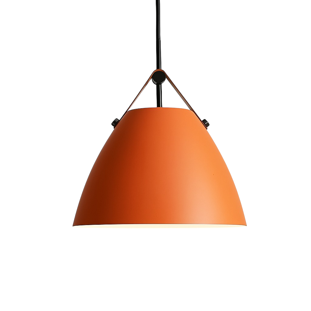 Scandinavian Classic Colorful Pendant Lamp – Orange