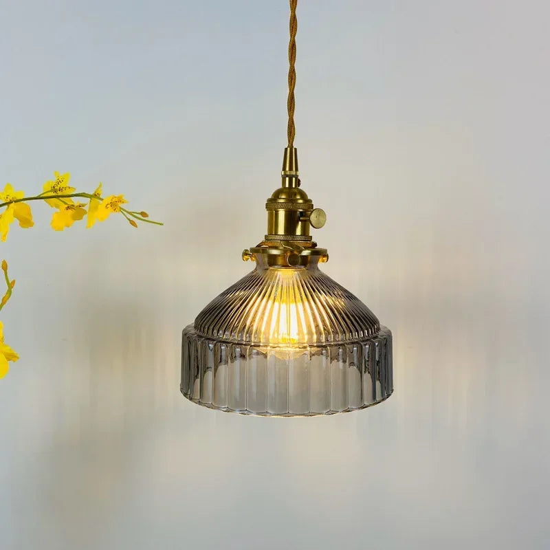 Brass & Glass Pendant Light – Product view 3