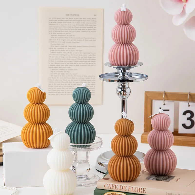 Geometric Scented Candle – Product view 4