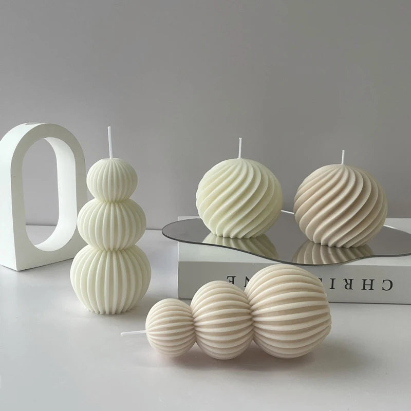 Geometric Scented Candle – Product view 3