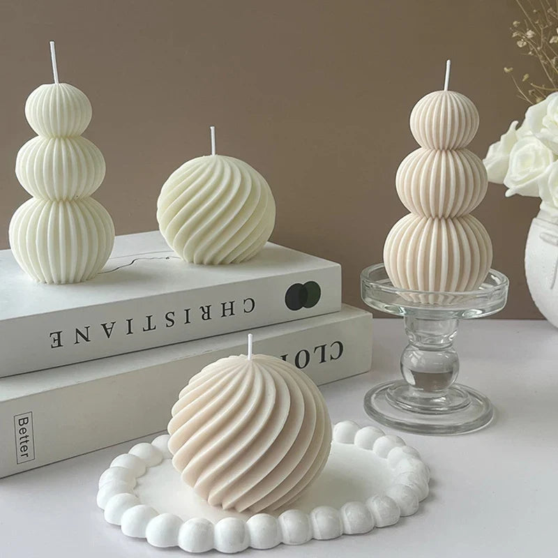 Geometric Scented Candle – Main product image