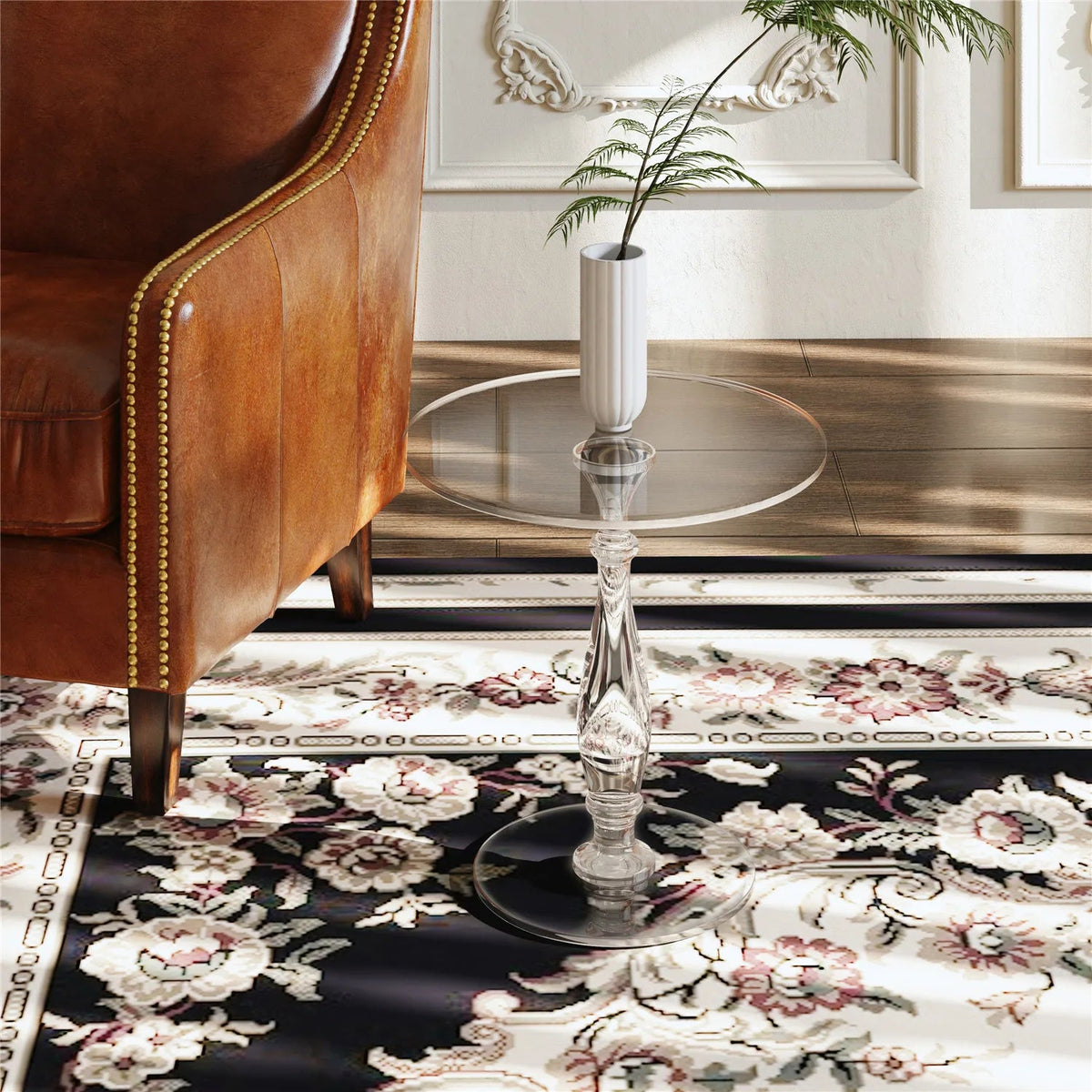 Acrylic Column Side Table – Product view 5