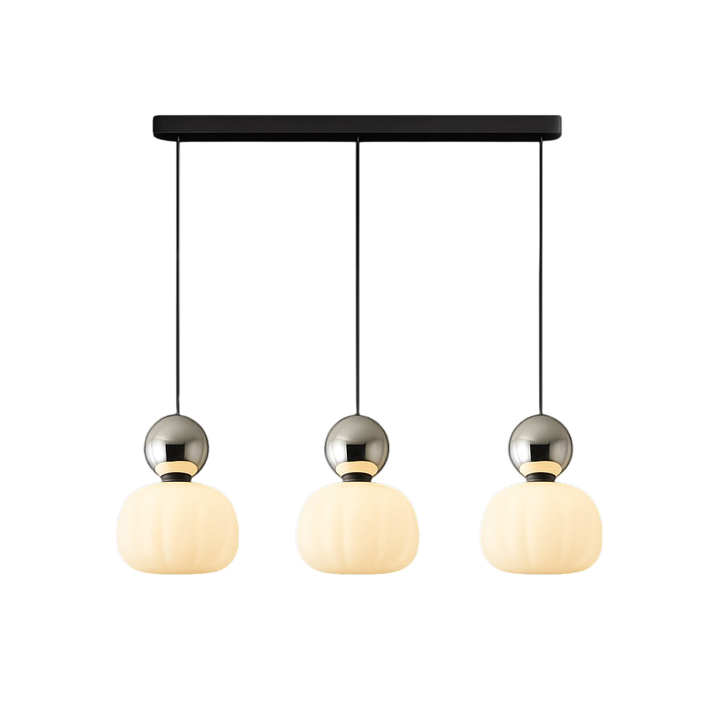 Art Deco Pendant Light – 3 heads