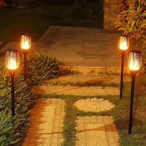 Openwork Outdoor Torch Lamp – product view