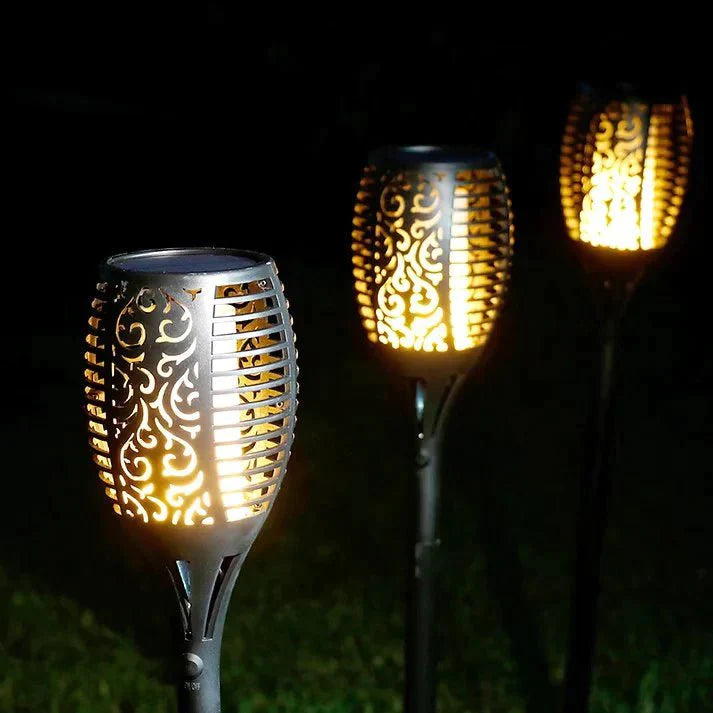 Openwork Outdoor Torch Lamp – product view