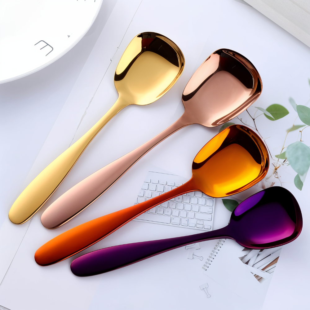3-Piece Stainless Steel Serving Spoon Set – Product view 8