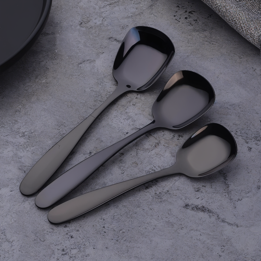 3-Piece Stainless Steel Serving Spoon Set – Product view 11