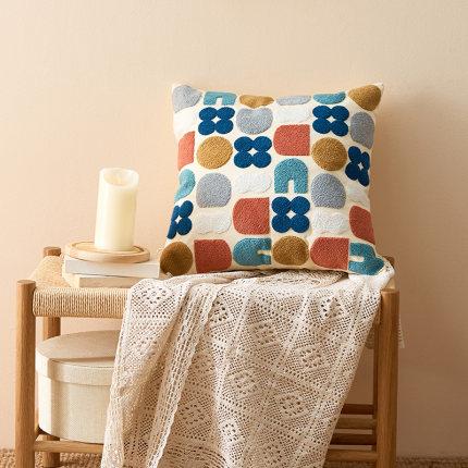 Abstract Embroidered Cushion – Product view 6