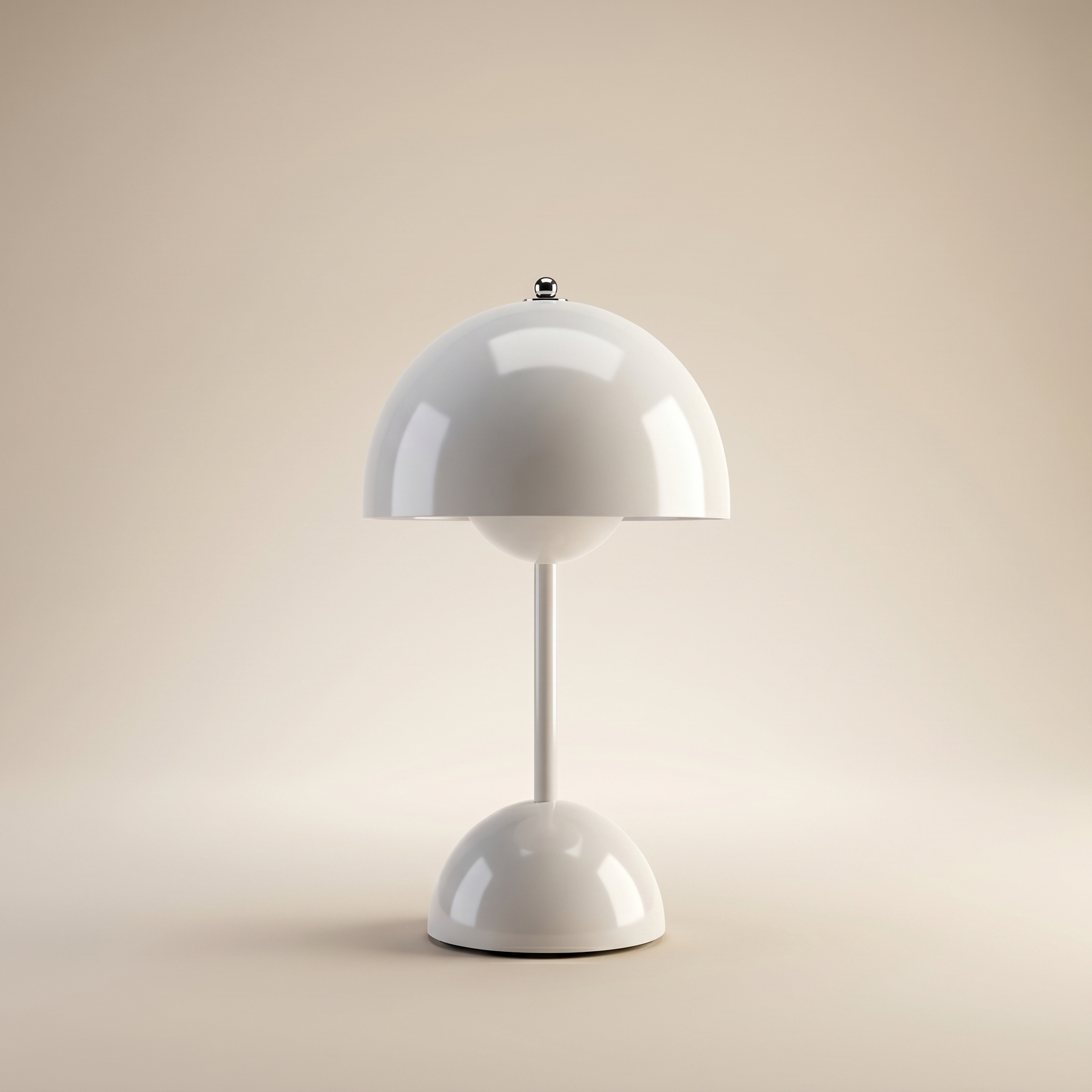 Cordless Dome Touch Lamp – Cordless Dome Touch Lamp – White
