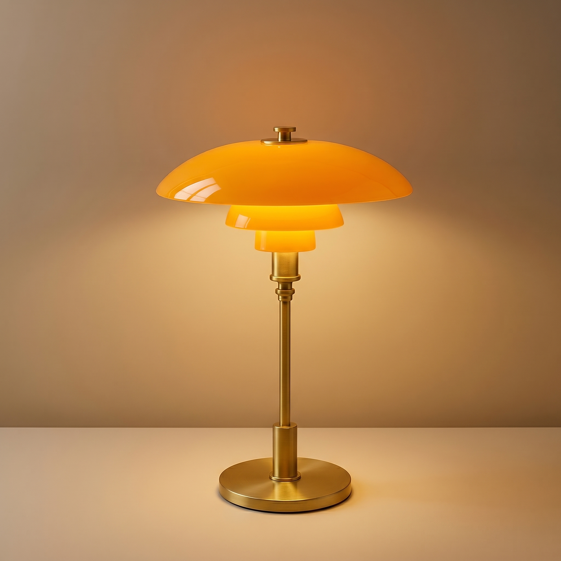 Danish Glass Table Lamp – Danish Glass Table Lamp – gallery image
