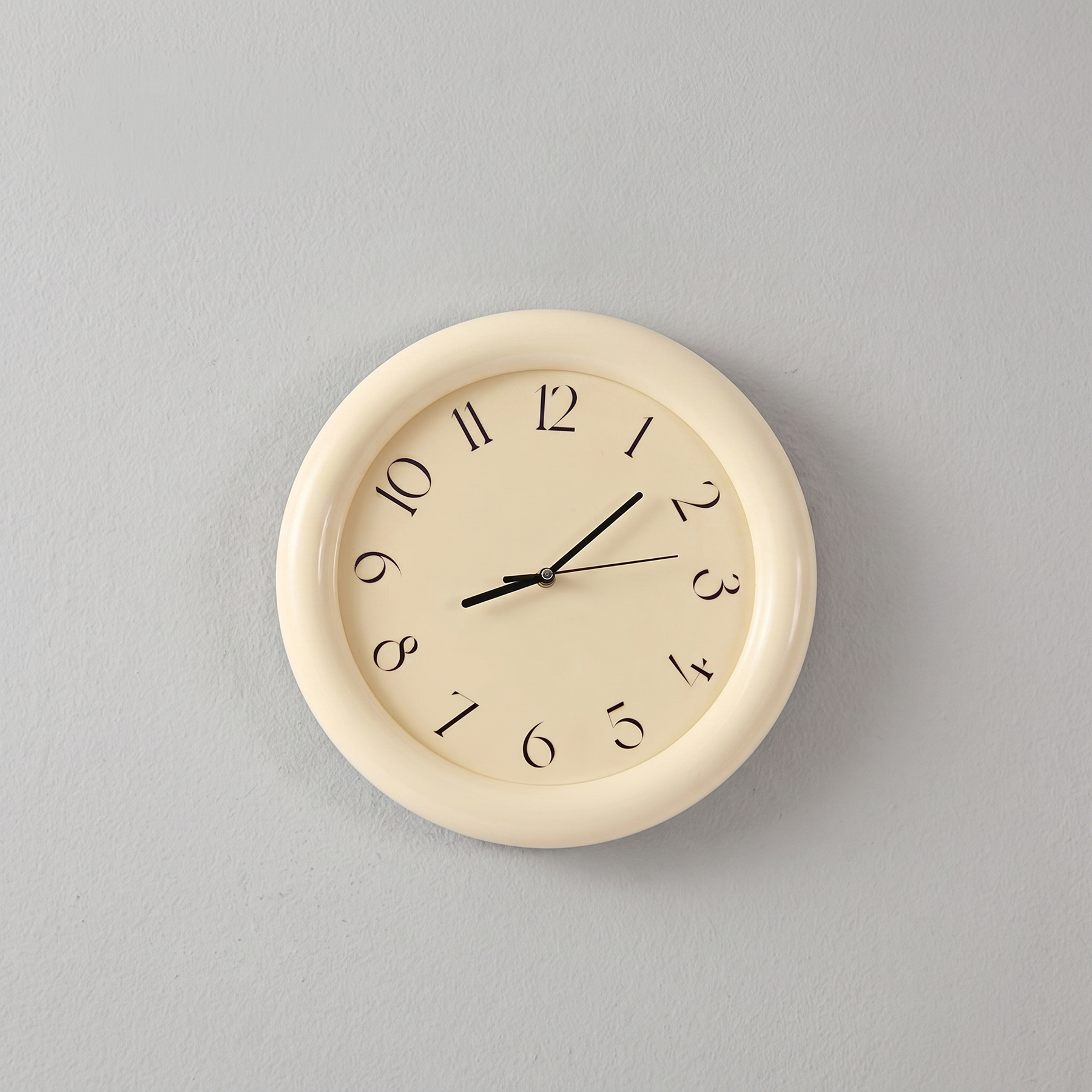 Silent Sweep Wall Clock – Silent Sweep Wall Clock – Milk White