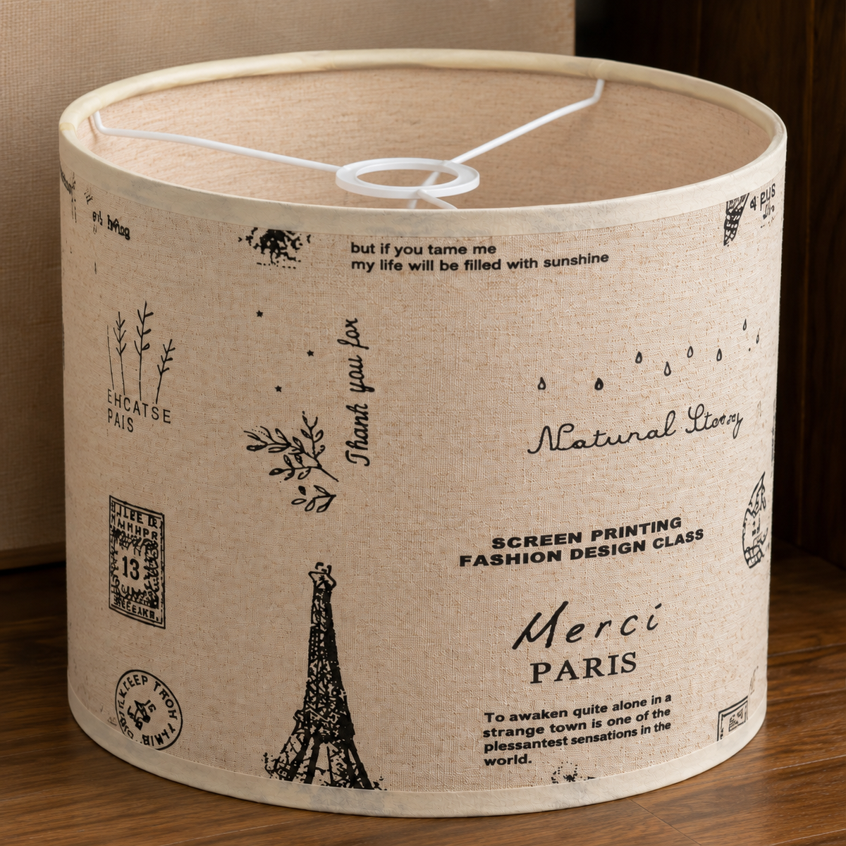 Linen Lamp Shade - Natural