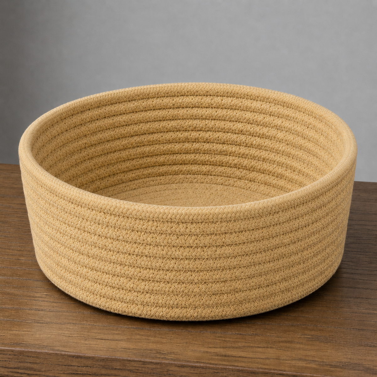 Cotton Rope Storage Basket - Camel