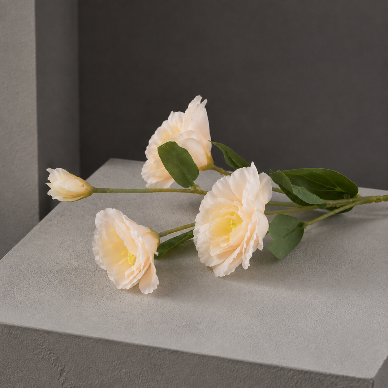 Artificial Lisianthus Flower Stem - Champagne