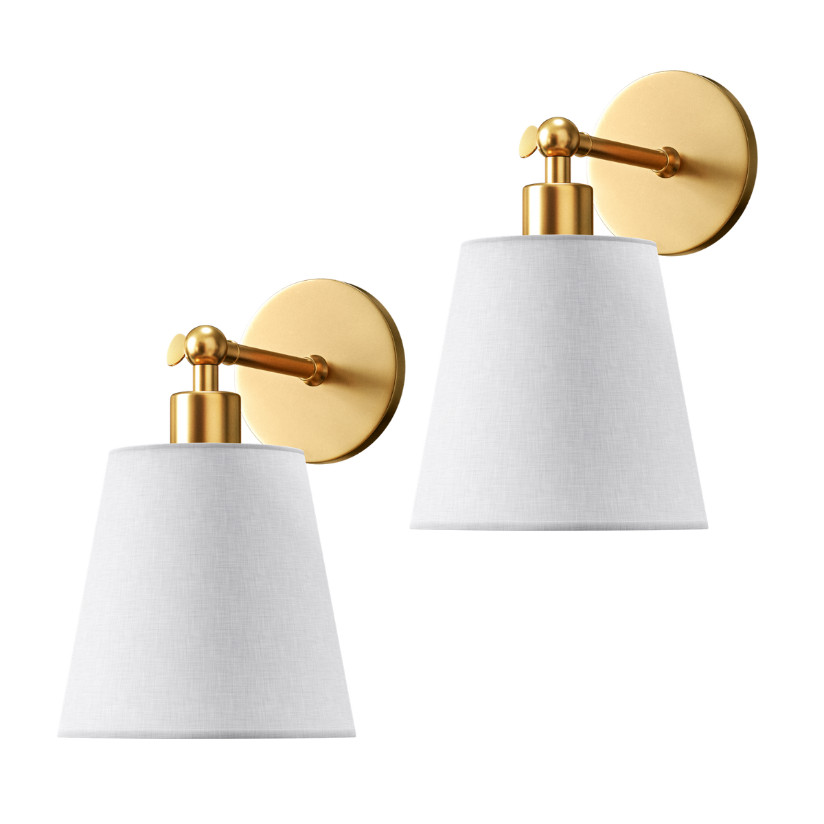 Conical Shade Mirror Wall Light – product view