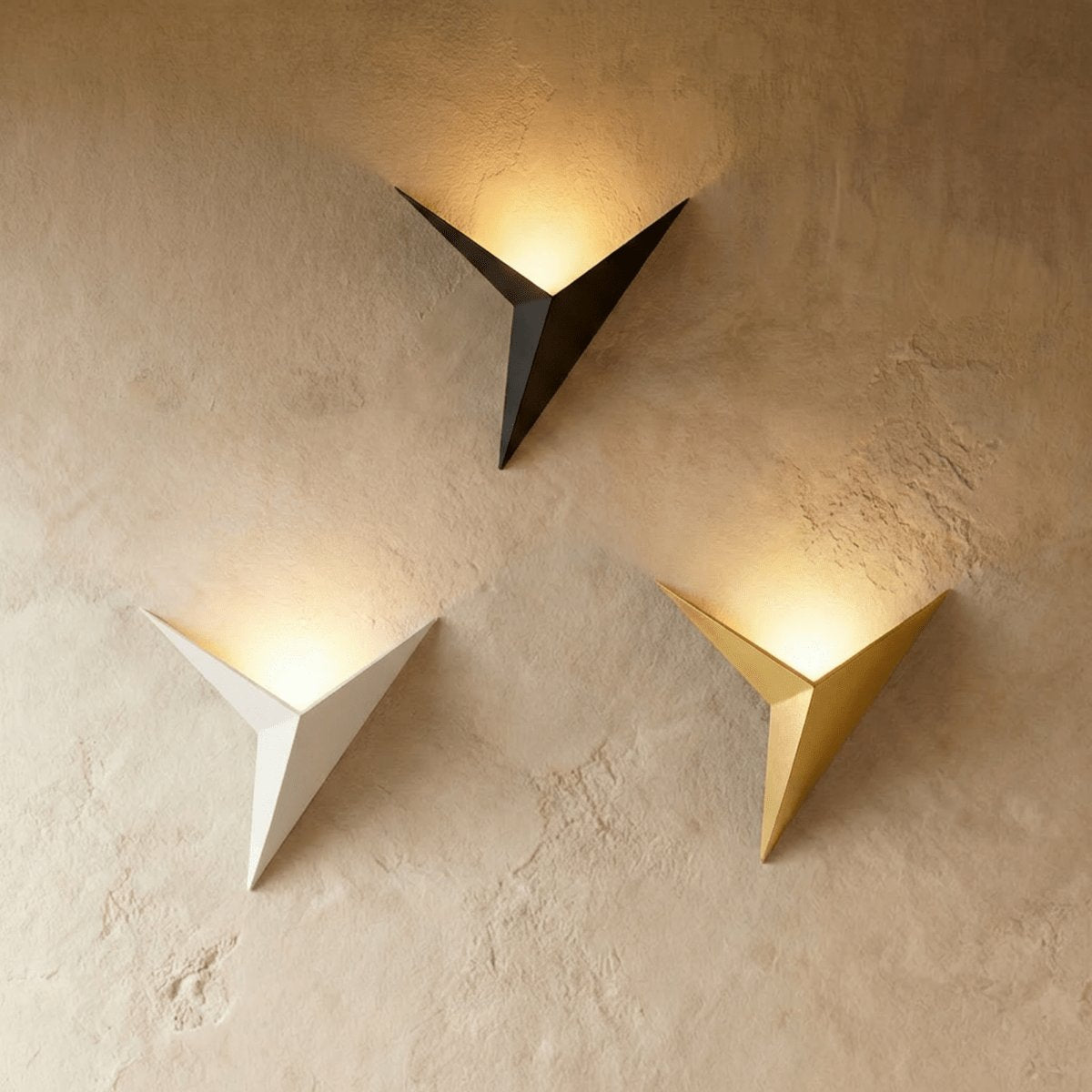 Three-Arm Metal Wall Sconce – product view