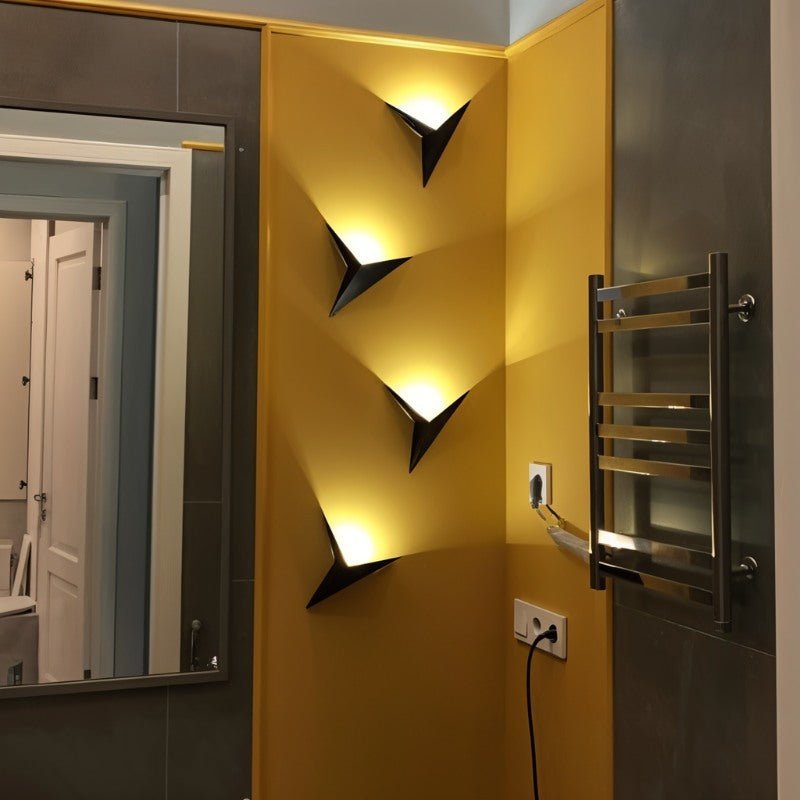 Three-Arm Metal Wall Sconce – product view