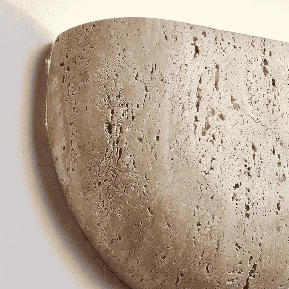 Natural Stone Wall Sconce
