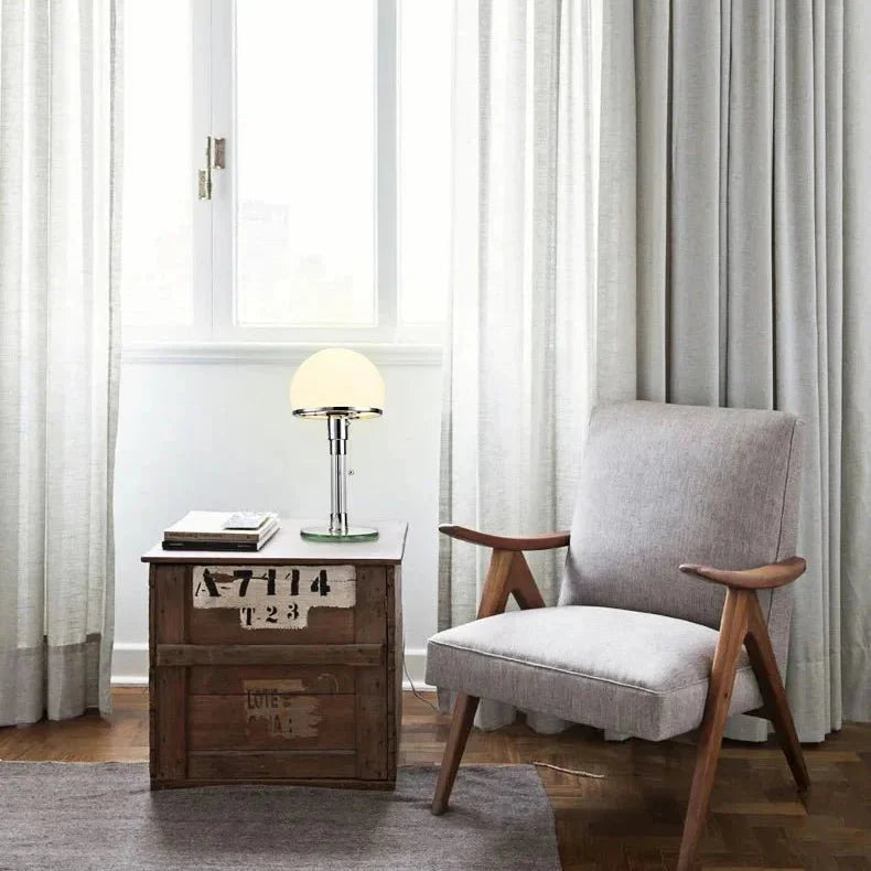 Bauhaus Glass Table Lamp