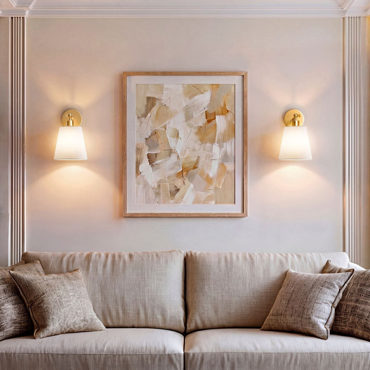 Conical Shade Mirror Wall Light – product view