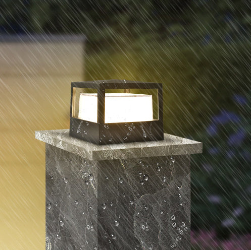 Aluminium Cylinder Lawn Light