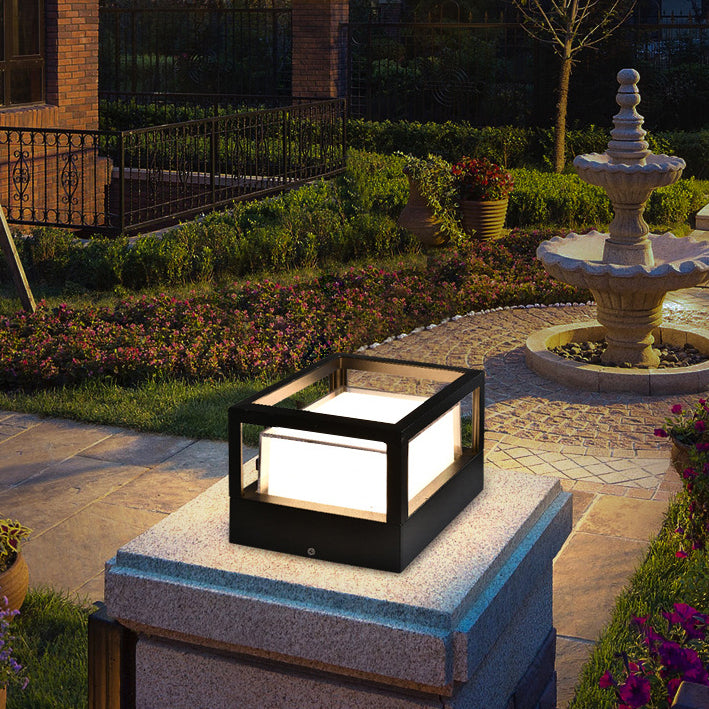 Aluminium Cylinder Lawn Light
