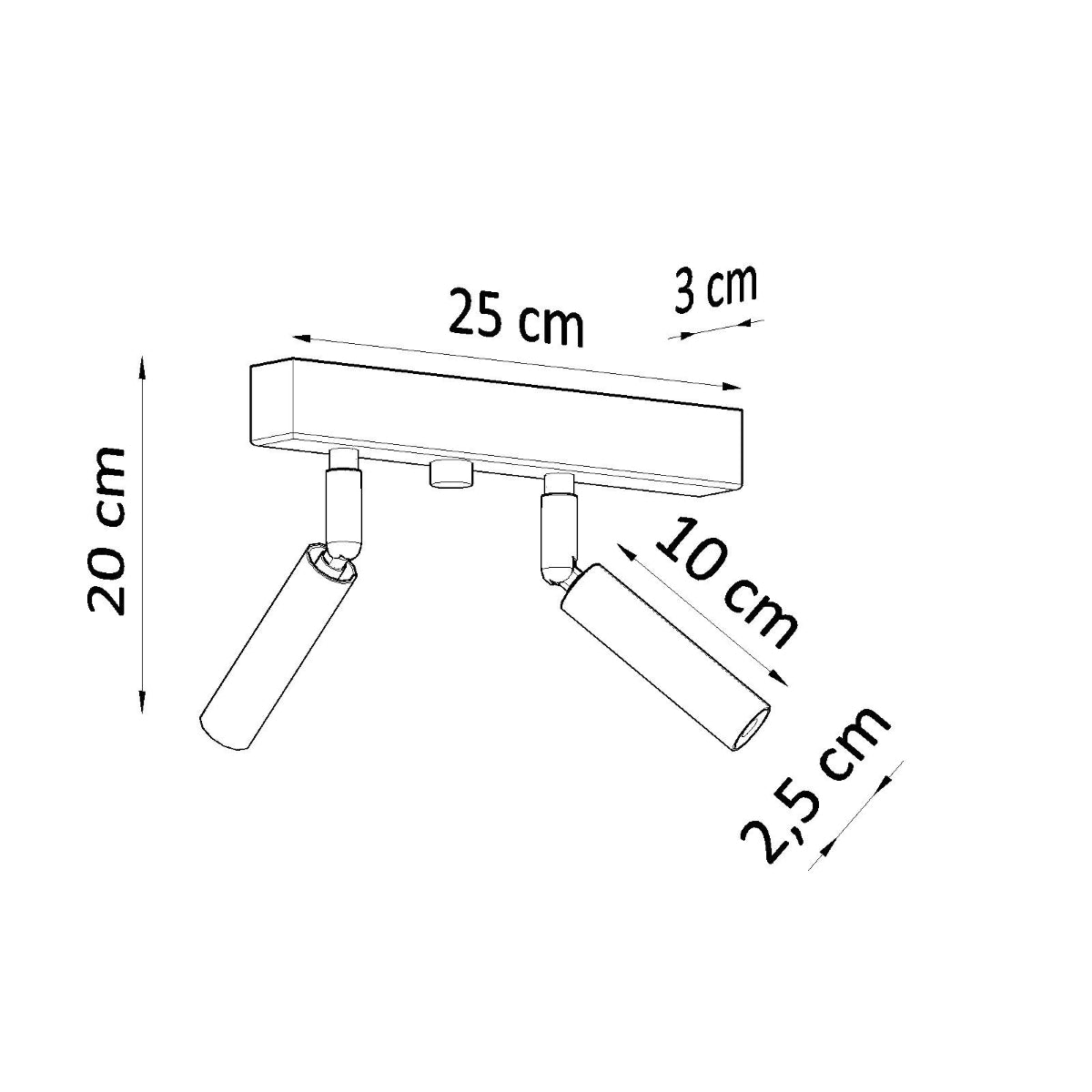 Rotatable Ceiling Light – Product view 4