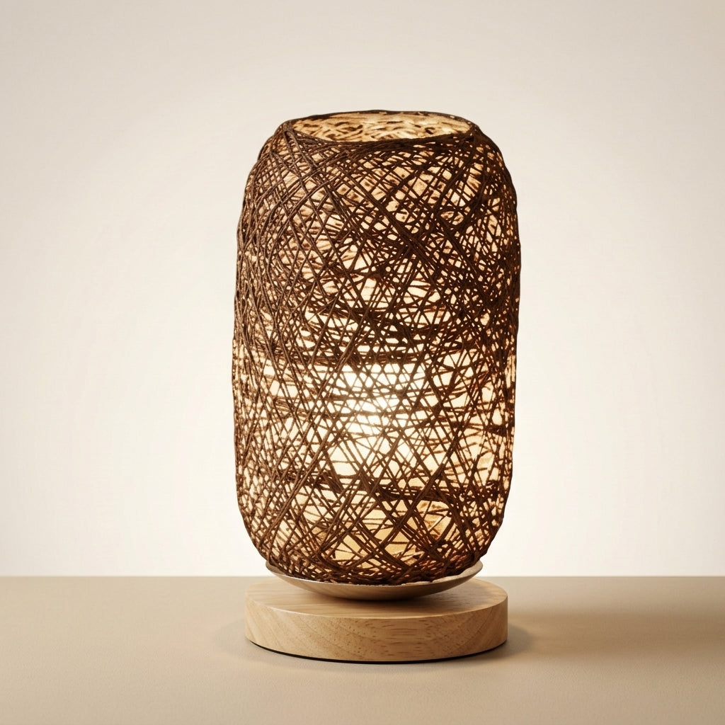Rattan Table Lamp