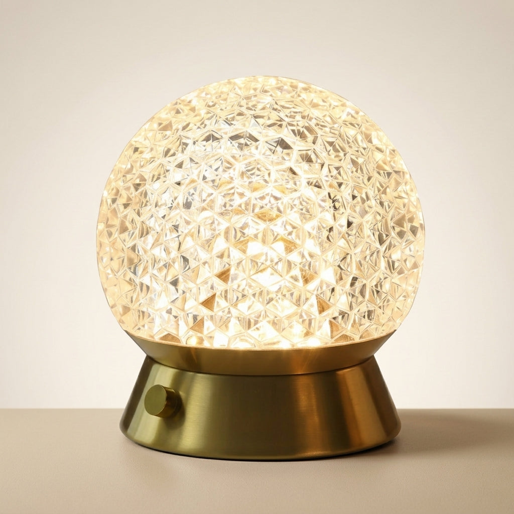 Rechargeable Globe Table Lamp