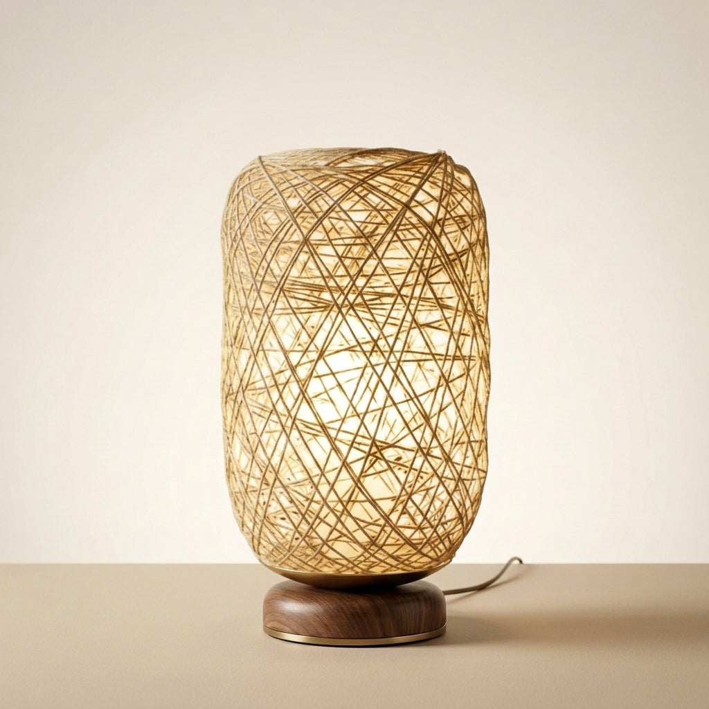 Rattan Table Lamp